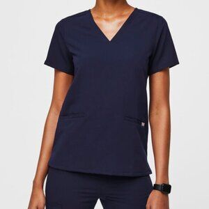 FIGs Navy Scrub Set - XS Casma Top and XSP Livingston Pants